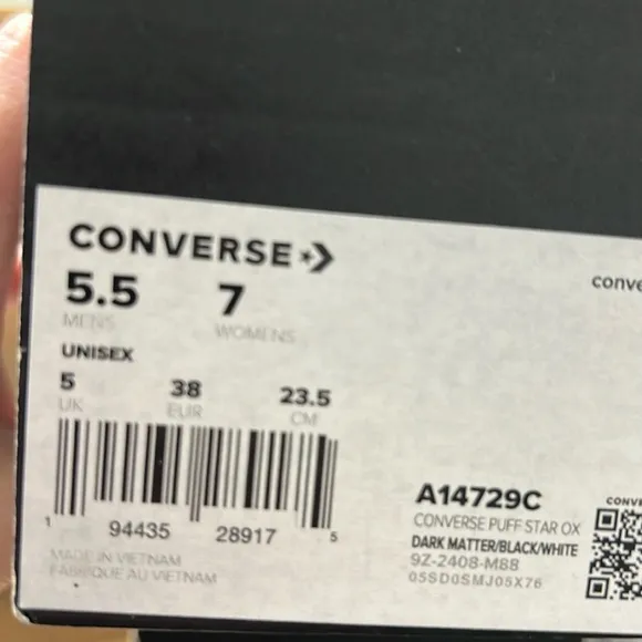 Converse Gray Low-Top Sneakers