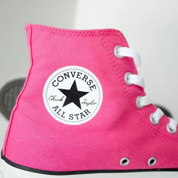 Converse Hi Top Sneakers Women's Size 8.5 Pink Taylor All Star Platform Chucks