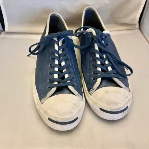 Converse leather blue jack Purcell low Top Sneakers 8