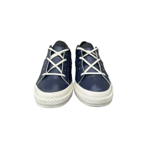 Converse Low-Top One Star Blue Leather Sneakers Mens Size 13