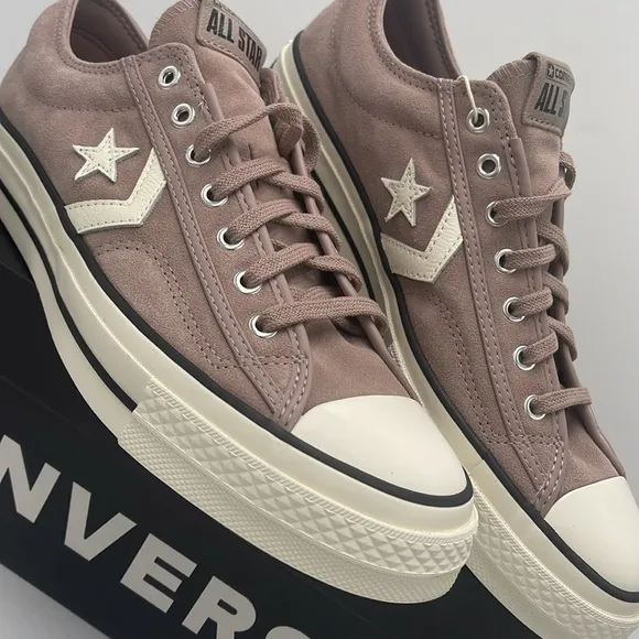Converse Men’s Mauve Low-Top Sneakers A09461CSTAR PLAYER 76 OXBITE THE DUST/EG