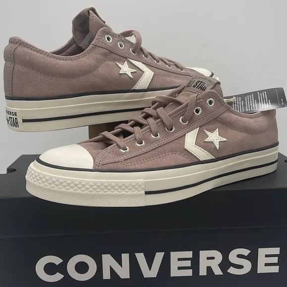 Converse Men’s Mauve Low-Top Sneakers A09461CSTAR PLAYER 76 OXBITE THE DUST/EG