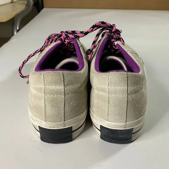 Converse One Star Suede Purple Low Top Sneakers Women's Size 9.5