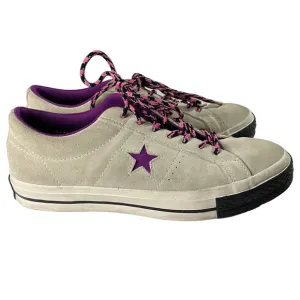 Converse One Star Suede Purple Low Top Sneakers Women's Size 9.5