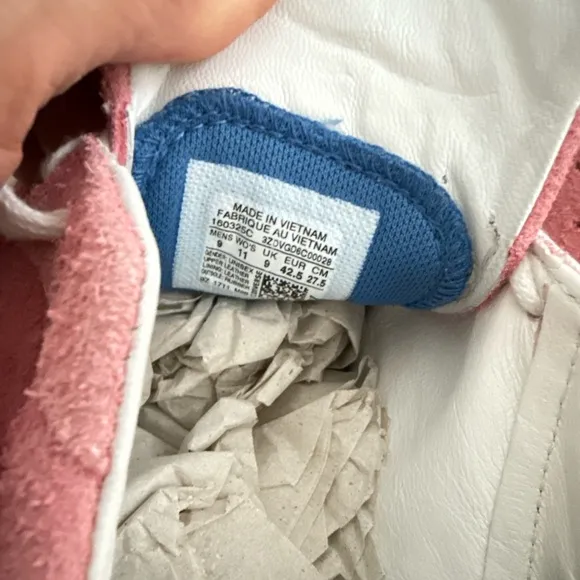 Converse Pink and White Low-Top Sneakers
