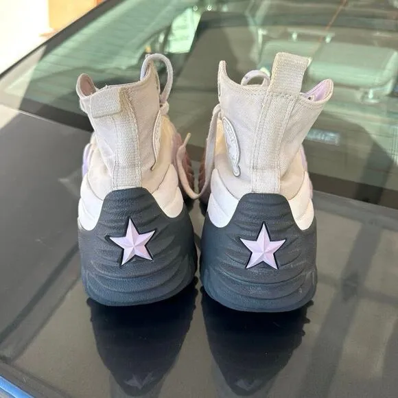 CONVERSE RUN STAR MOTION OMBRÉ PLATFORM Egret Pale Amethyst Storm Wind  M7 W8.5