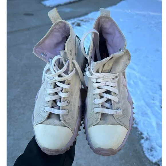CONVERSE RUN STAR MOTION OMBRÉ PLATFORM Egret Pale Amethyst Storm Wind  M7 W8.5