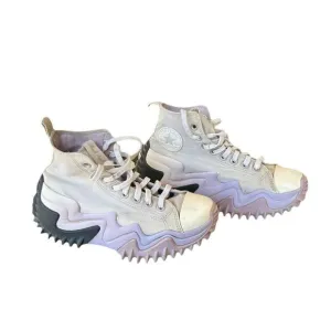 CONVERSE RUN STAR MOTION OMBRÉ PLATFORM Egret Pale Amethyst Storm Wind  M7 W8.5