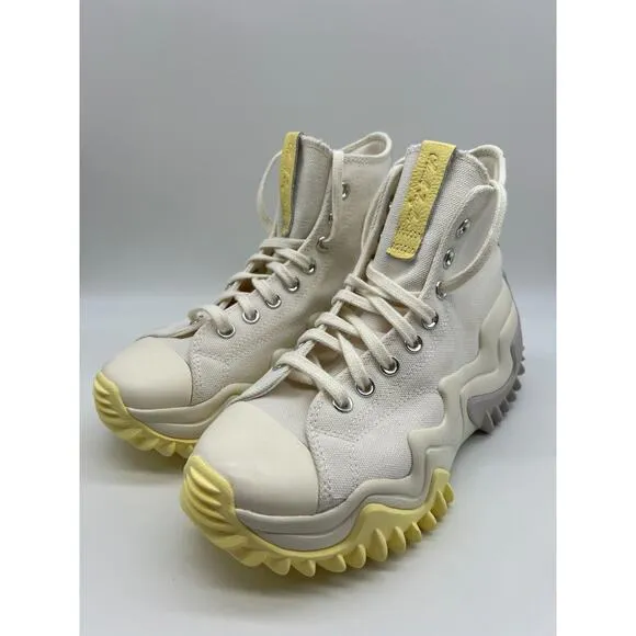 Converse Run Star Motion Platform Sneakers A00874C Egret Men’s Size 7.5/Wmn 9