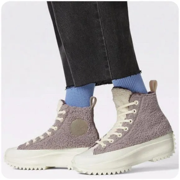 Converse Run Star Hike Sherpa Sneakers