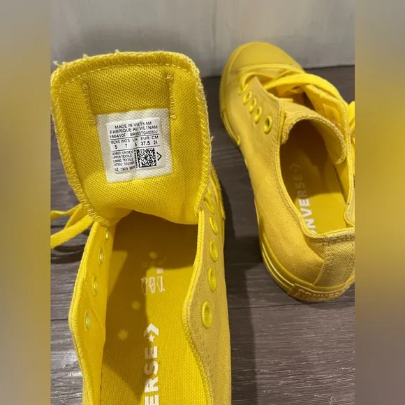 Converse Taylor All Star Monochrome Aurora Yellow Low Top