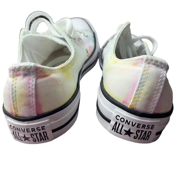 Converse Chuck Taylor All Star Tie Dye white Low Top Sneakers Womens 6