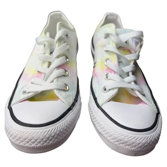 Converse Chuck Taylor All Star Tie Dye white Low Top Sneakers Womens 6