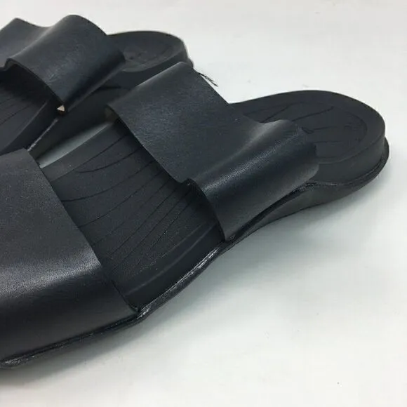 Cool Planet By Steve Madden Women's Sandals Black Size 7 Libraa Slip On Slides
