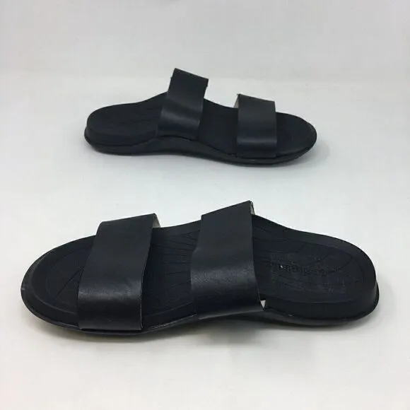 Cool Planet By Steve Madden Women's Sandals Black Size 7 Libraa Slip On Slides