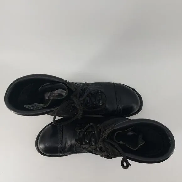Corcoran Field Boots Size 11.5 USA Combat Black Leather Lace