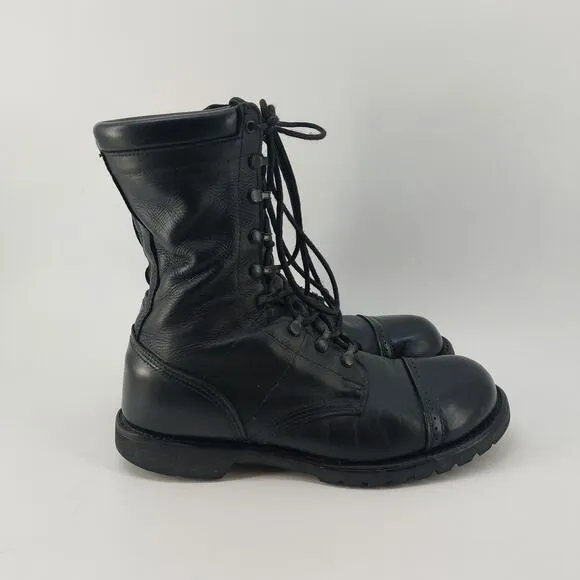 Corcoran Field Boots Size 11.5 USA Combat Black Leather Lace
