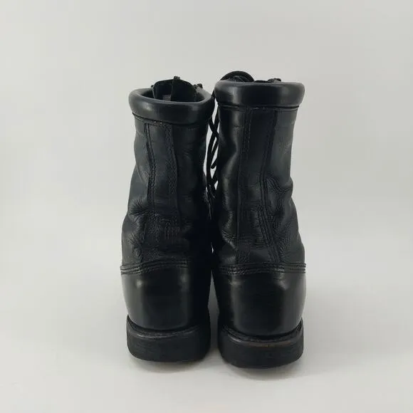 Corcoran Field Boots Size 11.5 USA Combat Black Leather Lace