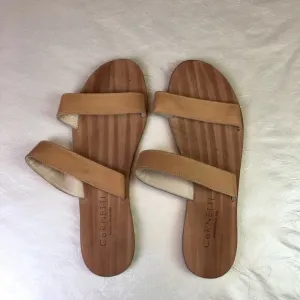 CorNETTI Double Strap Slip On Sandals Brown EU 44