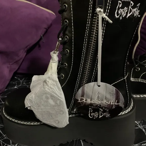 Corpse Bride RARE SAMPLE platform boots