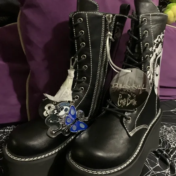 Corpse Bride RARE SAMPLE platform boots