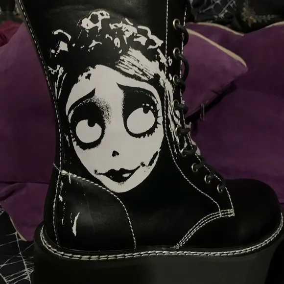 Corpse Bride RARE SAMPLE platform boots