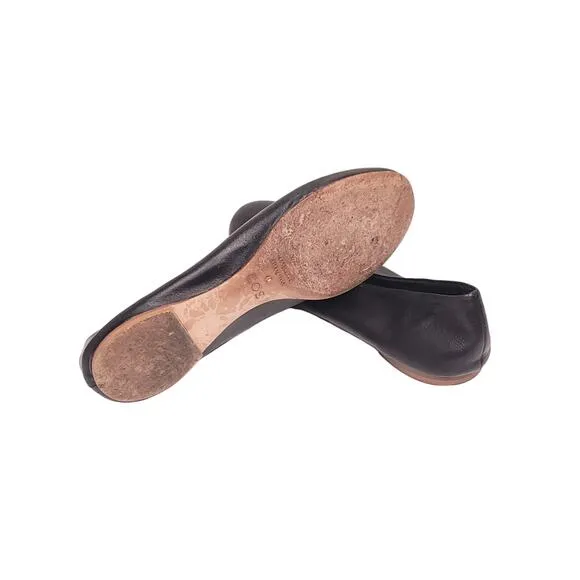 COS LEATHER BALLERINA FLATS Size 8.5 US/ 40 EU