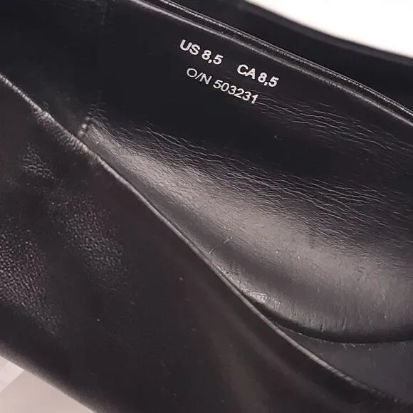 COS LEATHER BALLERINA FLATS Size 8.5 US/ 40 EU