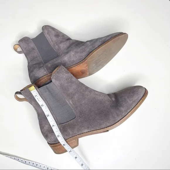 COS Suede Leather Chelsea Boots Gray EU 40 Men’s Size 8