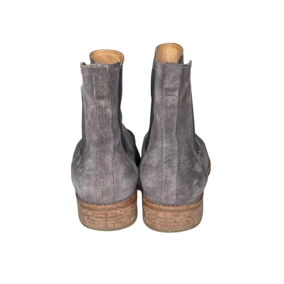COS Suede Leather Chelsea Boots Gray EU 40 Men’s Size 8
