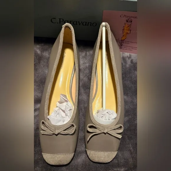CParavano Women's Flats with Bowknot #567