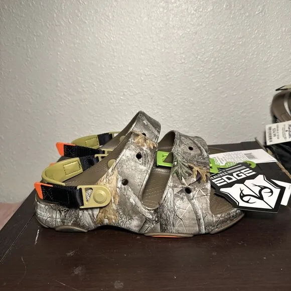 Crocs Adults' Classic All Terrain Realtree EDGE Sandals 207891-267 NWT M8 W10