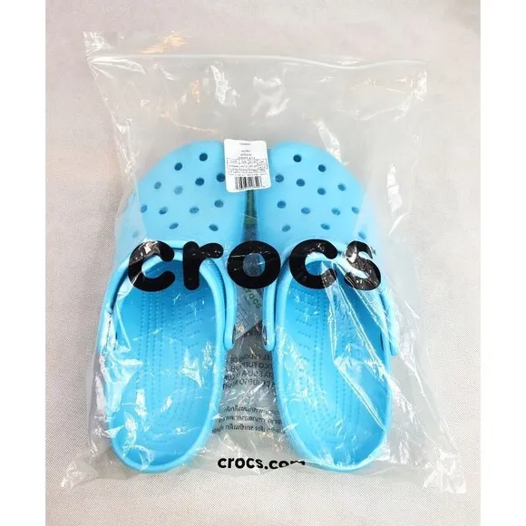 Crocs Classic Sandals Mens Size 12 Arctic Blue Slip On Waterproof  Casual Strap