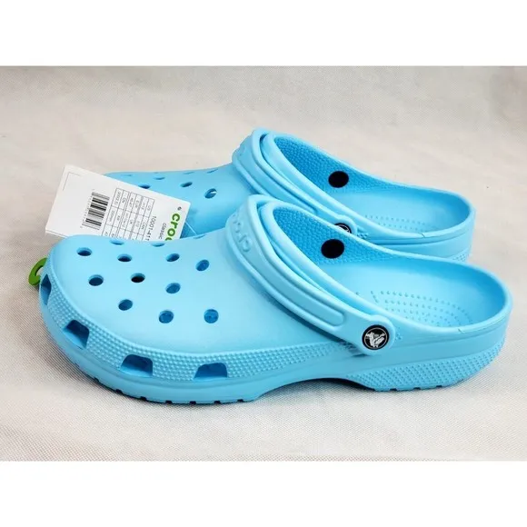 Crocs Classic Sandals Mens Size 12 Arctic Blue Slip On Waterproof  Casual Strap