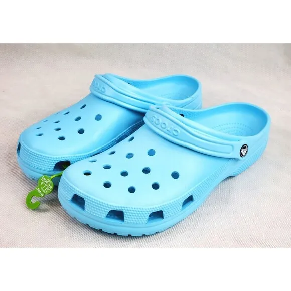 Crocs Classic Sandals Mens Size 12 Arctic Blue Slip On Waterproof  Casual Strap