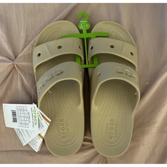 Crocs Women's Baya Platform Sandals, Chai., 7-8 Women