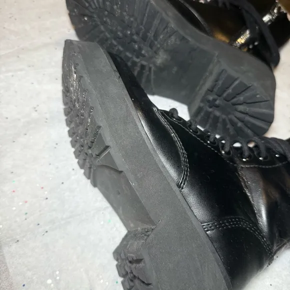 Current Mood New Attitude Combat Boots size 6 women’s