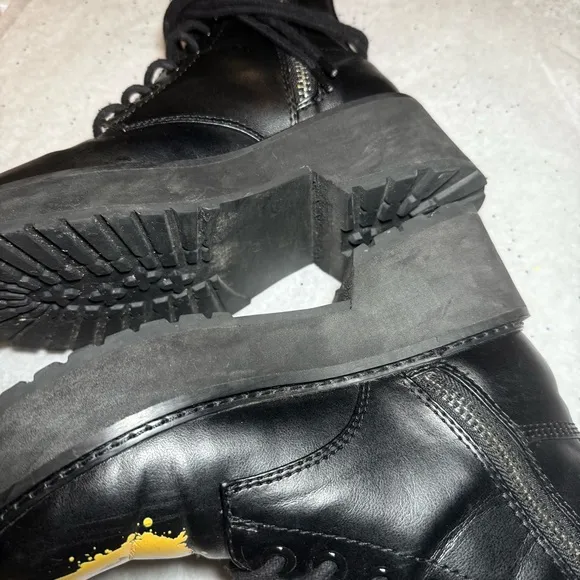 Current Mood New Attitude Combat Boots size 6 women’s