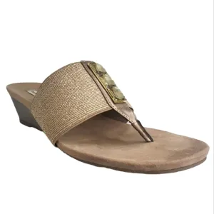 Dana Buchman Pewter Slip on Thong Sandals 9.5…