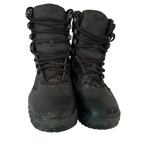 DANNER Scorch Side Zip 6&quot; Black Hot Tactical Combat Boots
