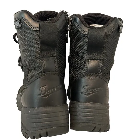 DANNER Scorch Side Zip 6&quot; Black Hot Tactical Combat Boots