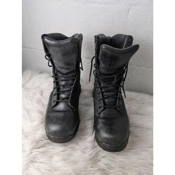 Danner Striker II GTX Black Boots Mens Sz 8.5 EE 8 inch Gore-tex Leather Lace up