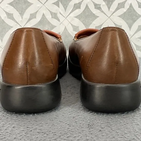 Dansko Desiree Brown Leather Slip On Comfort Clog Loafer Women 8 /38