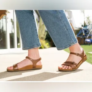 Dansko Janelle Sandal - Tan Glazed Kid Leather sandals Women size 41 US 10.5 new