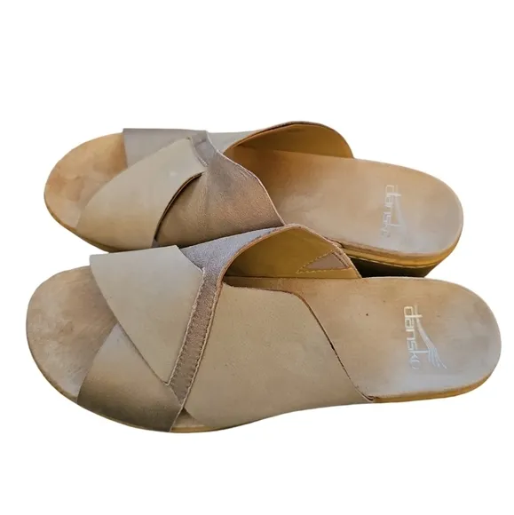 Dansko sz 37 Miri sandals multi tan sandals clogs sz 7 SH311