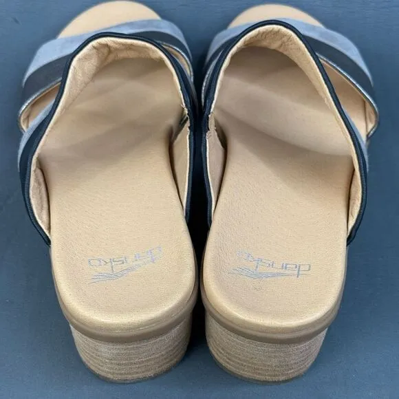 Dansko Theresa Multi-Strap Slip-On Sandals shoes womens size 5.5 (36)