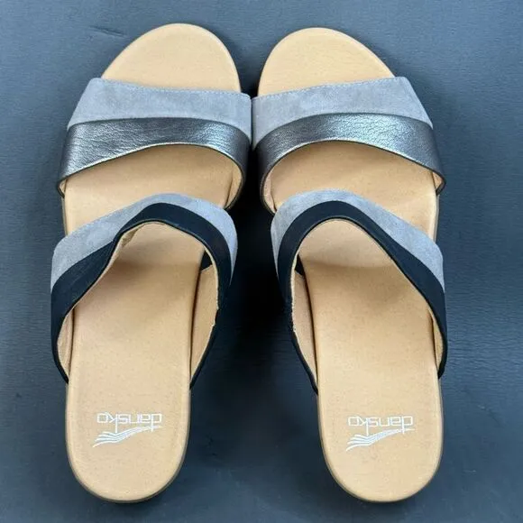 Dansko Theresa Multi-Strap Slip-On Sandals shoes womens size 5.5 (36)