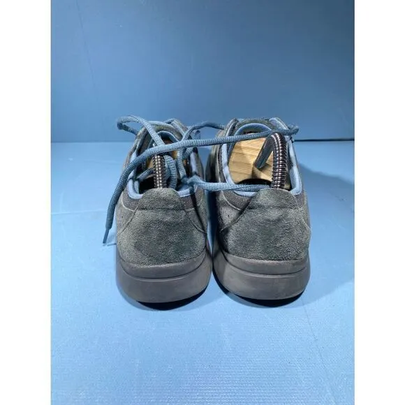 Dansko Womens Elaine Sneakers Shoes Blue 4406721005 Low Top Leather Lace Up 7.5
