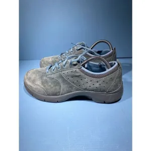 Dansko Womens Elaine Sneakers Shoes Blue 4406721005 Low Top Leather Lace Up 7.5