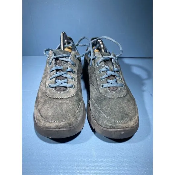 Dansko Womens Elaine Sneakers Shoes Blue 4406721005 Low Top Leather Lace Up 7.5